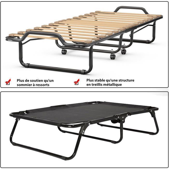 Lit d'appoint pliable – Trouvez le meilleur prix Lit d'appoint pliable – Trouvez le meilleur prix