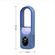 Ventilateur de climatisation mobile avec minuterie Mini Refroidisseur d'air évaporatif Idéal pour Bureau, Chambre