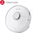 Roborock Q7max Blanc Robot Aspirateur laveur 2 en 1- Version améliorée de S5 MAX - Alexa-0