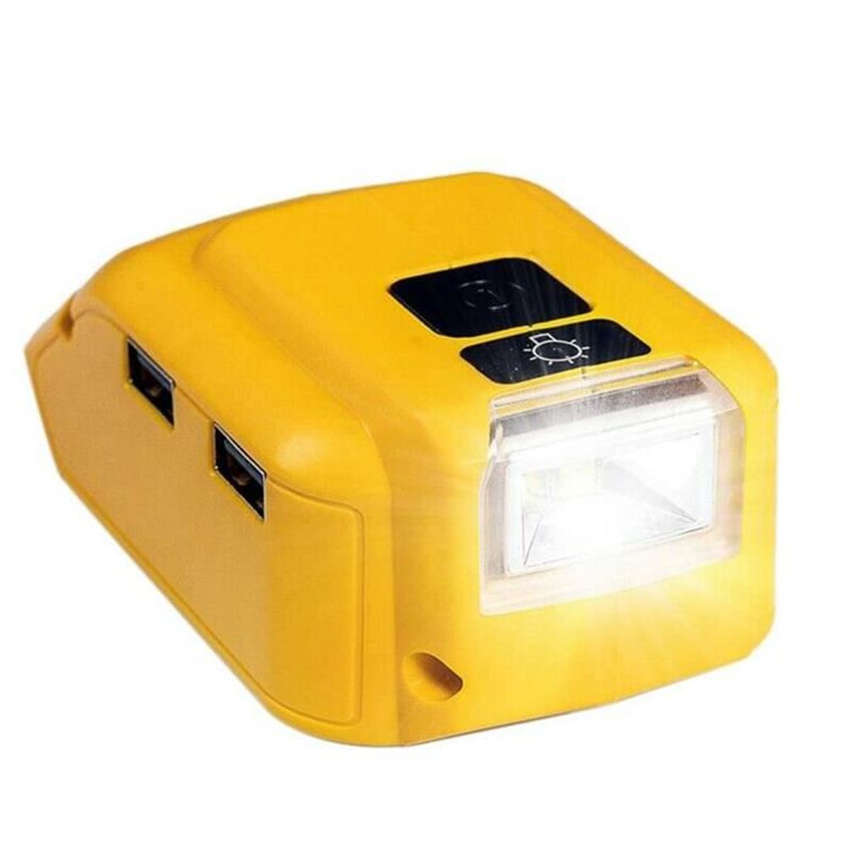 Batterie LI-ION For Dewalt DCB090 Adaptateur LED Double USB Téléphone Chargeur 