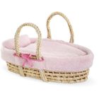 Accessoires poupons - COROLLE - Ensemble Couffin Peluche Rose - pour poupons 36 et 42 cm - dès 3 ans