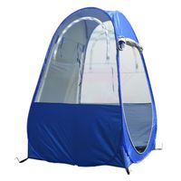 Tente, tente de pêche extérieure, adaptée au camping, au changement sur la plage, en bleu