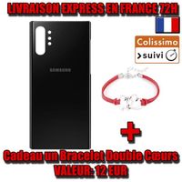 VITRE ARRIERE DE REMPLACEMENT Noir Samsung Galaxy Note  10+PLUS N975