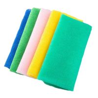 30 x 90 gants de toilette en  pour le dos des serviettes exfoliantes solides pour salle de bain Accessoires doux Serviette de douche