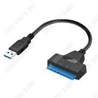 TD® Câble Easy Drive USB vers disque dur SATA 2,5/3,5 pouces Installation sans disque dur Plug and Play Transmission à grande vite