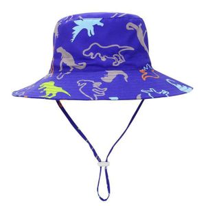 CHAPEAU - BOB UPF 50 + chapeau de protection solaire pour bébé garçon chapeau de seau de plage pour enfants chapeau de soleil Bleu Royal L