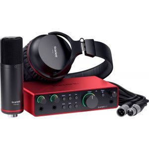 INTERFACE AUDIO - MIDI Focusrite SCARLETT4-STUDIO - Interface audio 2I2 Studio - 2 in/2 out USB-C avec micro, casque & accessoires