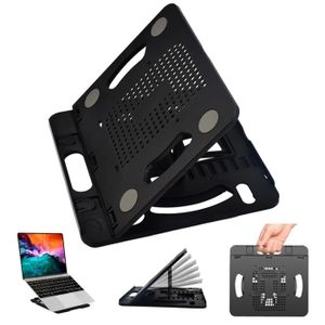 SHINEOFI Support Pour Ordinateur Portable En Aluminium, Ergonomique Et Antidérapant - Améliore Ta Posture Au Bureau (Argenté)