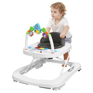 BOUNCY| Trotteur bébé évolutif 3 en 1 | Dès 6 mois | 60x57x64 | Plateau  d'éveil | Musique | Aide à la marche | 3 fonctions | - Cdiscount Prêt-à -Porter