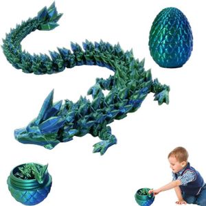 FIGURINE - PERSONNAGE Dragons Flexibles Imprimés en 3D,Jouet Articulé Dragon, Figurines De Dragons Cool, Ornement De Dragon 