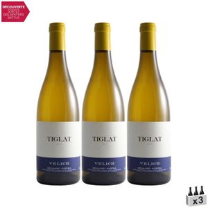 VIN BLANC Burgenland Tiglat Chardonnay Blanc 2013 - Lot de 3