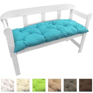 Coussin Pour Banc 140 X 50 X 8 Cm Vert Coussins Matelasses