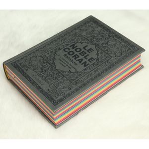 LIVRE RELIGION Le Noble Coran avec pages en couleur Arc-en-ciel (