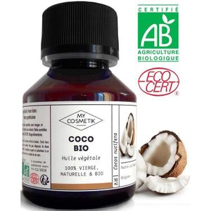 LOTION CAPILLAIRE Huile végétale de Coco BIO - MyCosmetik - 50 ml