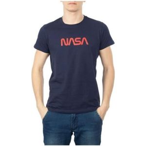 T-SHIRT T-shirt bleu marine homme Nasa Big Worm