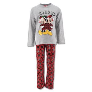 PYJAMA Disney Mickey - Ensemble de Pyjama Long Garçon 'Christmas Ho Ho Ho' - FM/3/PYJ/MICKEY/HU2103/4/02