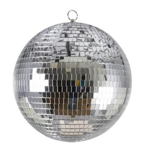 Lot De 30 Boules à Facettes Argentées 4 Cm - Déco Lumineuse Pour Sapin, Fêtes, Mariage, Maison - Effet Miroir Réfléchissant - 7