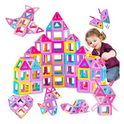 Blocs de construction magnétiques transparents 3-en-1 | Bulk Toy Supply
