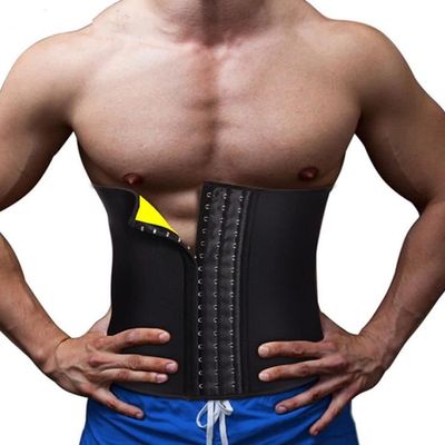 Ceinture Sudation Néoprène – Soutien Lombaire, Ventre Plat – Pochette Téléphone – Rouge – Homme/Femme