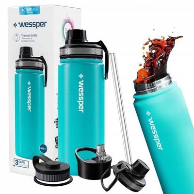 Gourde Avec Filtre à Eau Wessper 500 Ml - En Tritan Sans BPA - Filtre Actitex DISC Réduisant Goût Et Odeurs - Étanche Et Lavable Au Lave-vaisselle