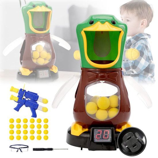 Jouet Canard à Tir Juhuan - Jeu de Pistolet à Mousse à Balles Souples