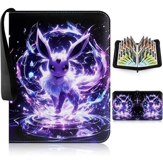 Album Classeur Pour Cartes à Collectionner – 50 Pages – 4 Emplacements Par Page – Capacité 400 Cartes – Protection