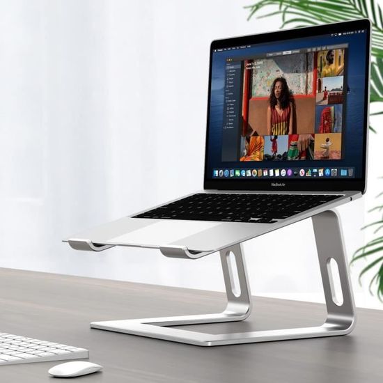 TEMPSA Support Pour MacBook Airpro - Alliage d'aluminium - Argent -  Cdiscount Informatique