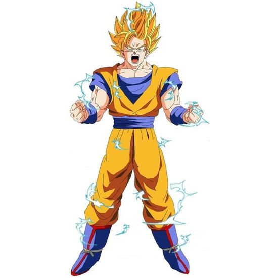 Poster Affiche God Goku Dragon Ball Super Cheveux Bleu Sangoku Dbz Manga(42x60cmB)  - Cdiscount Maison