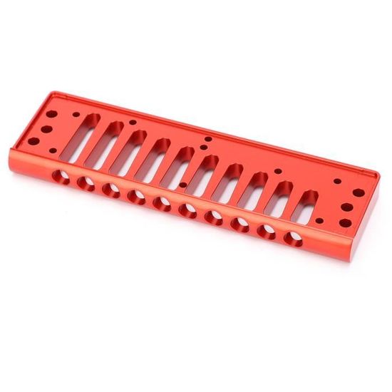 Peigne Harmonica 10 Trous Alliage Aluminium - Pièce De Rechange Pour Harmonica SP20