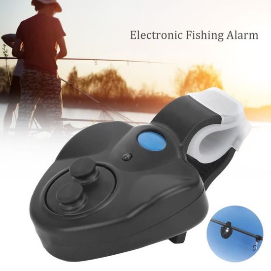Lot De 10 Alarmes De Pêche Détecteurs De Touches Avec Lampe LED Pour Canne - Neuf