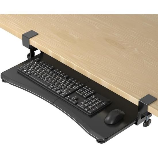 Support Pour Clavier BASIC En X | Hauteur Réglable, Pliable, En Métal | Pour Bureau Ergonomique - 12