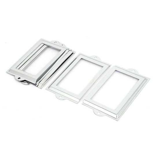 Étiquettes Pour Dossiers/tiroirs De Porte - 83x30 Mm, Lot De 8, Couleur Bronze, Marque Uxcell, Neuves