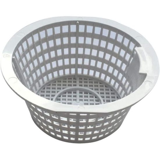 Gotrays - Panier rond pour skimmer de piscine hors sol - Diam 16 cm - Blanc