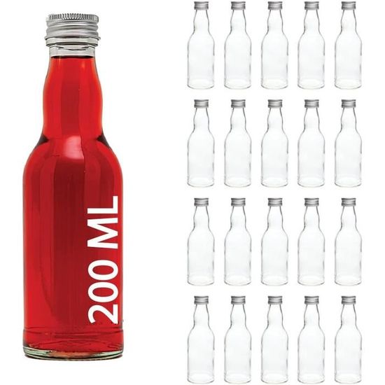 Viva Haushaltswaren Lot De 32 Petites Bouteilles En Verre