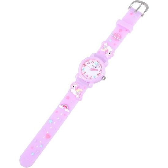 Lot De 6 Montres-Bracelets En Bois Pour Enfants - Style Dessin Animé Éducatives