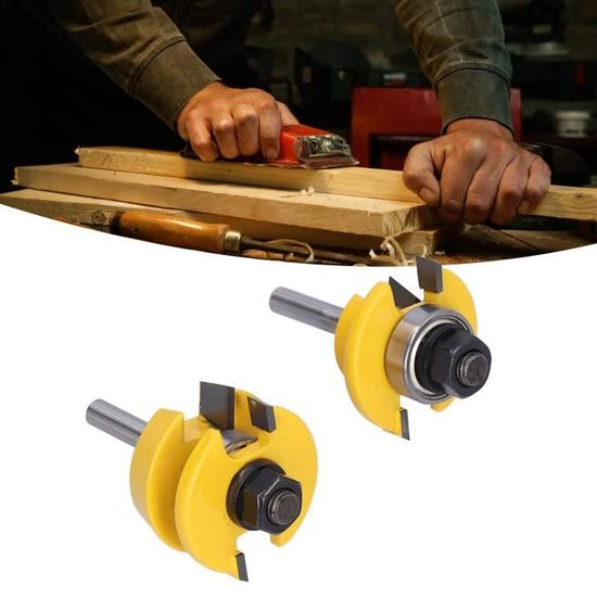 4 Embouts De Routeur Forme Bord Rond - Tige 1/4 Et 1/8 Pouce - Acier - Neuf Sous Blister