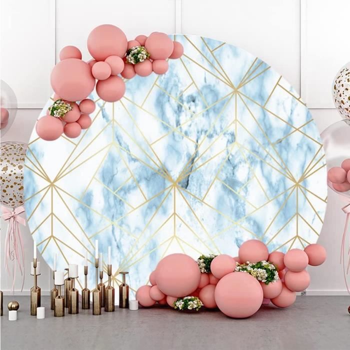 Toile De Fond Cérémonie Mariage - Arche Double Face Bleu Roi 80x180cm - Décoration Fête Anniversaire, Baby Shower Et événements