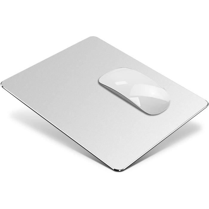 Vaydeer Tapis de Souris Rigide Tapis Mac Design Lisse et Ultra Mince, Métal  Aluminium Mouse Pad avec Wrist Rest Contr&oci123 - Cdiscount Informatique