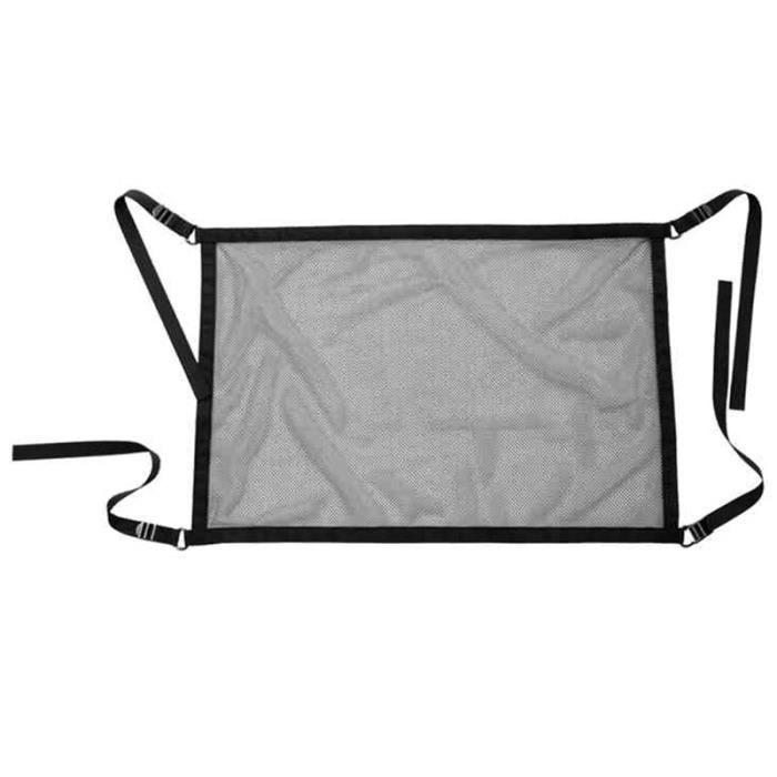 Filet De Rangement Toit Voiture 90x65 Cm - En Nylon Avec Sangles Réglables - Pour SUV, Camping, Voyage - Capacité Importante