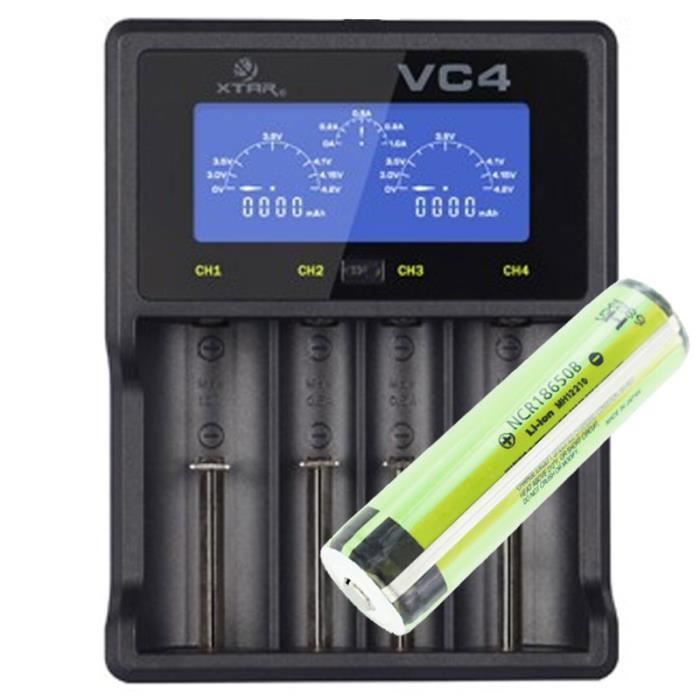 LCD-2 AA 18650 Chargeur de Batterie 3,7 V 1,2 V, écran LCD Peut