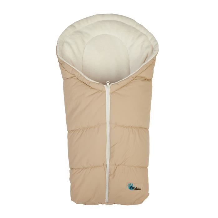 ALTABEBE Chancelière hiver pour siège-auto - Beige / Blanc