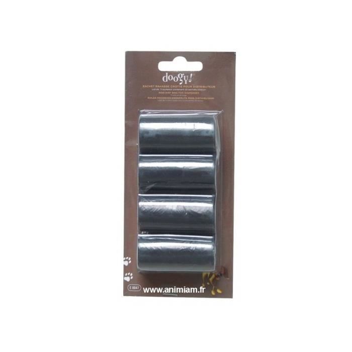 Sachet ramasse crottes en blister de 4 rouleaux