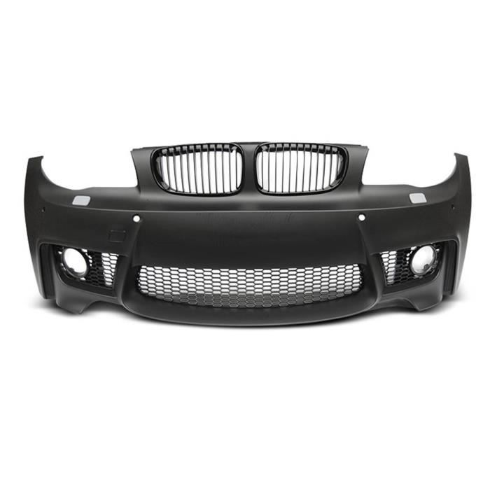 Pare choc avant BMW serie 1 E81/E82/E87/E88 2004 à 2008 look M1 PDC