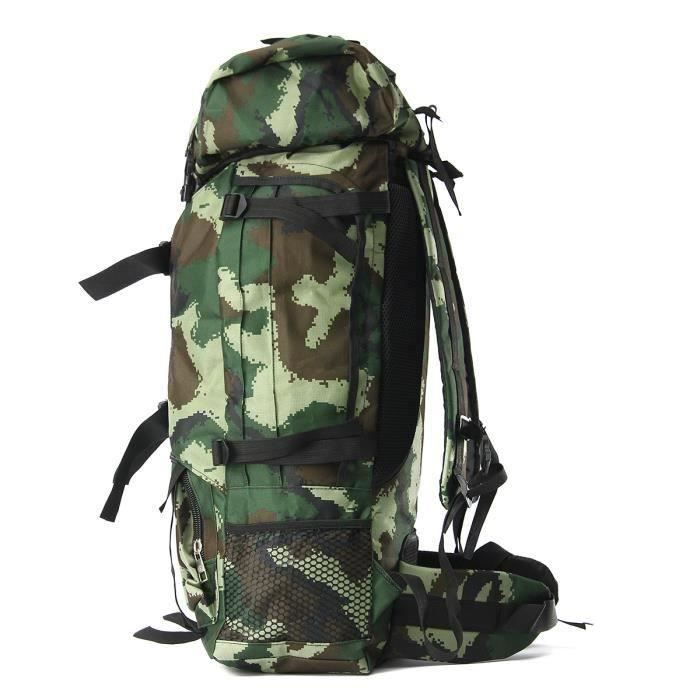 90L Sacs à Dos De Sport imperméable escalade randonnée militaire tactique Camping Alpinisme Camo vert herbe Me47973