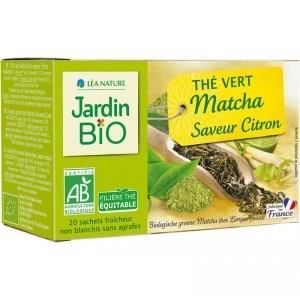 JARDIN BIO Thé vert Matcha saveur Citron - 30 g