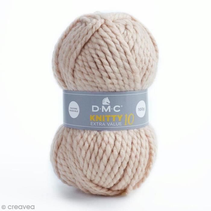 Laine Knitty 10 DMC - 100 g Beige Sable 936