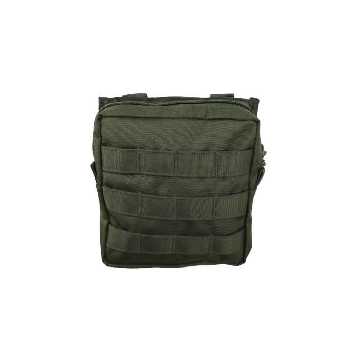 Pochette utilitaire MOLLE moyenne vert olive - Kombat Tactical