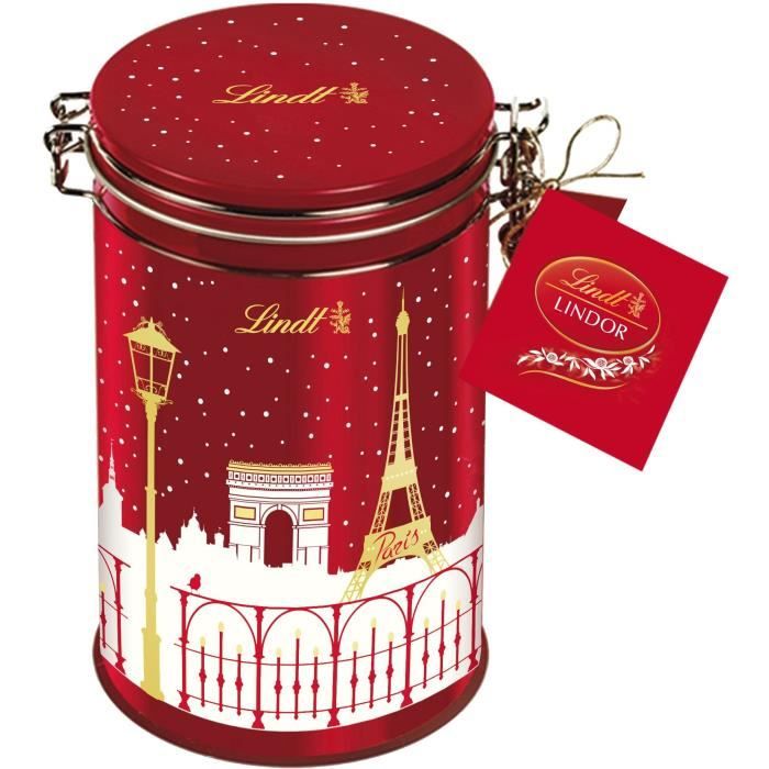 LINDT & SPRÜNGLI Lindor Boîte metal Lait - 225 g