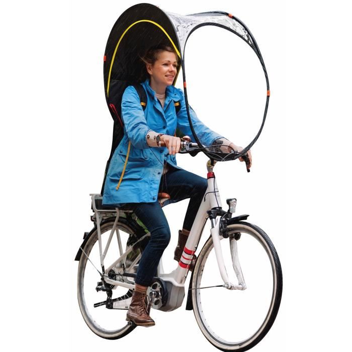 Bub-up La protection pluie vélo qui remplace le vêtement de pluie (poncho, imperméable, veste, cape, parka, combinaison, pantalon…)