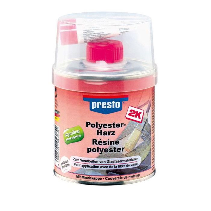 RESINE POLYESTER 250 GR PRESTO